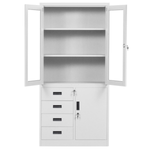 Метален шкаф Carmen CR-1278 J - сив