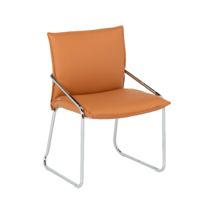 Посетителски стол Carmen 1144 - оранжев