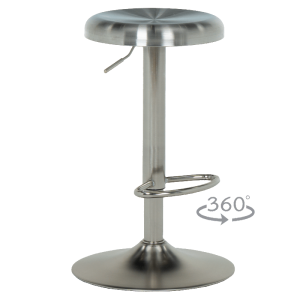 Бар стол URFA - сребърен