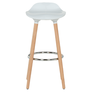 Бар стол LARSA - бял