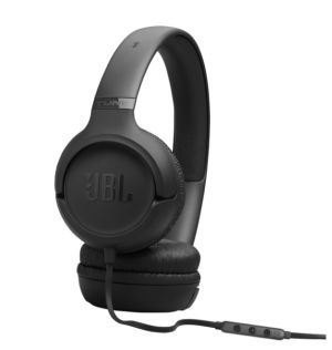 Слушалки JBL TUNE 530C BLK USB-C Wired on-ear headphones