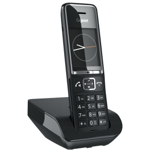 Безжичен DECT телефон Gigaset Comfort 550 - черен