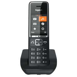 Безжичен DECT телефон Gigaset Comfort 550 - черен