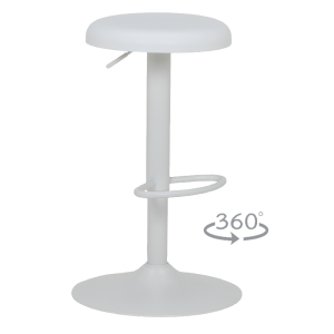 Бар стол KISH - бял