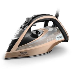Ютия Tefal FV9852E0 Ultimate Pure, 3200W Steam Iron, Powerful Steam, AutoClean Soleplate, Micro Calc, Auto-Off, Anti-Drip