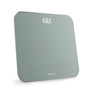 Везна Tefal PP1903V0 Classic 3 Euclyptus Metal, glass platform (31x31cm, 5mm), 180Kg / 100g, display (75x25), back light display, 3 x AAA battery included