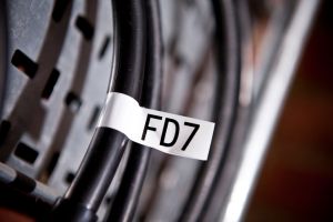 Консуматив Brother TZe-FX251 Tape Black on White, Flexible ID, 24mm, 8m