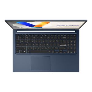 Лаптоп Asus Vivobook X1504VA-BQ2626, Intel 3-1315U ( 1.2 GHz (10MB Cache, up to 4.5 GHz, 6 cores, 8 Threads),15.6" FHD,(1920x1080) AG,16GB DDR4, SSD 512GB,Backlit Chiclet Keyboard No OS,Quiet Blue
