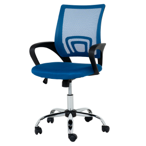 Работен офис стол Carmen 7050-1 LUX - син