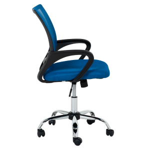 Работен офис стол Carmen 7050-1 LUX - син