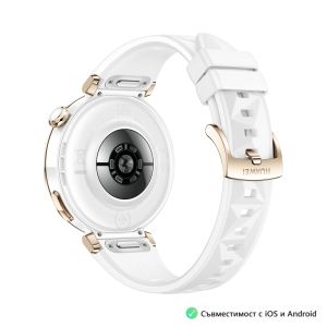 Часовник Huawei Watch GT5 Pro Jana-B29F, 1.32" Amoled 466x466, PPI 352, BT5.2, BLE/BR/EDR, 323mAh, TruSense System, ECG analysis, Battery life up to 7 days, Compatible with iOS and Android devices, White Fluoroelastomer + Huawei FreeBuds SE 3 ULC-CT020 Bl