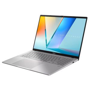 Лаптоп Asus Vivobook S S3607CA-RP037NA, Intel Ultra 7 255H 2.0 GHz (24MB Cache, up to 5.1 GHz, 16 cores, 16 Threads), 16.00" OLED WUXGA(WU) 1920X1200 16:10,144 Hz, LPDDR5  16GB  ( on BD),1TB SSD G4,Backlit Kbd, No OS, Cool Silver+Backpack, no adapter