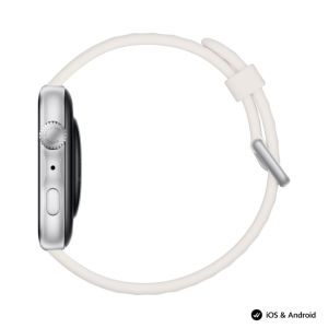 Часовник Huawei Watch Fit 5 Niki-B19F White + Huawei Freebuds SE 4 ANC, White