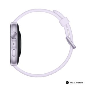 Часовник Huawei Watch Fit 5 Niki-B19F Purple + Huawei Freebuds SE 4 ANC, White