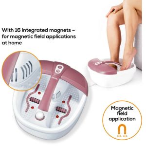 Масажор Beurer FB 35 Foot spa with aromatherapy, Foot spa with pedicure, temperature control, massage & magnetic field application; 3 attachments; 3 functions