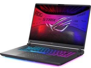 Лаптоп Asus Strix G16 G615LP-TS215,Intel  Ultra 9 ,16.0 WQXGA(2560X1600),16:10 Bend+500nits, AG,300Hz,DDR5 32GB ( 16GB DDR5-5600 SO-DIMM *2 ) ,1TB , RTX 5070  8GB GDDR7,Wi-Fi 7 ,Backlit Chiclet Keyboard 4-Zone RGB,NO OS,Eclipse Gray + ROG Backpack