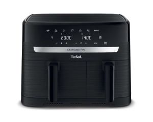 Уред за здравословно готвене Tefal EY901N10 Dual Easy Fry Essential Blk
