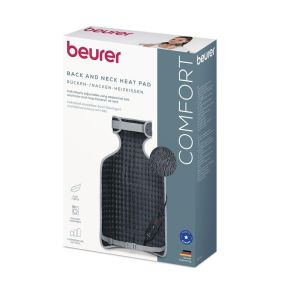 Термоподложка Beurer HK 64 Back & neck heat pad; Soft, cosy material; Automatic switch-off; BSS; Machine-washable at 30°C; Fast heating; 3 Illuminated temperature settings