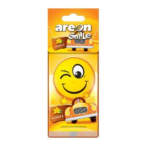 Ароматизатор за кола Ареон Smile Ванилия, хартиен