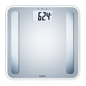 Везна Beurer BF 183 diagnostic bathroom scale; Extra large LCD display; Weight, body fat, body water, muscle percentage, bone mass, AMR calorie display; 180 kg