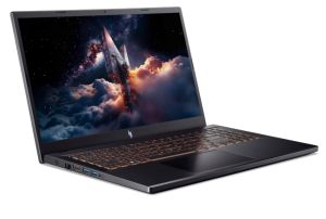 Лаптоп Acer Nitro V 15, ANV15-52-59ZT, Intel Core i5-13420H (8C/12T, up to 4.7GHz, 12MB), 15.6" FHD IPS (1920x1080), 165Hz, 16GB DDR5 (1 Slot free), 512GB PCIe NVMe SSD, NVIDIA GeForce RTX 3050 6GB GDDR6, Wi-Fi AX, BT 5.2, HD Cam, KB Backlight, No OS, Obs