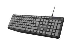Клавиатура Natec keyboard Nautilus SLIM Black-Grey US layout