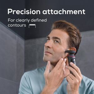 Машинка за бръснене Beurer MN8X rotary shaver, 360° flexible shaver head, Magnetic fixation, LED display, Waterproof (IPX7), Quick-charge function  (10 min OT; 5 min CT), Incl. charger and storage station, protective cap and cleaning brush