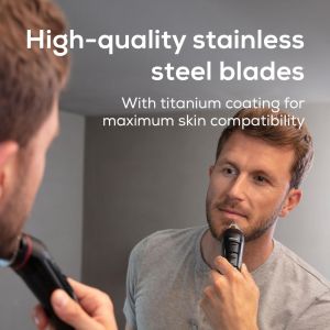 Машинка за подстригване Beurer MN9X body groomer, 11 attachments with 16 cutting lengths for trimming and shaving on the entire body, Waterproof (IPX7),  Quick-charge function, LED display, Incl. practical hard case