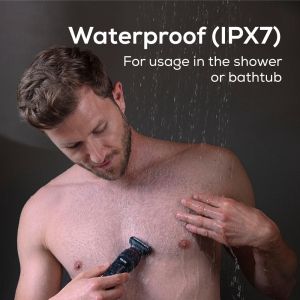 Машинка за подстригване Beurer MN9X body groomer, 11 attachments with 16 cutting lengths for trimming and shaving on the entire body, Waterproof (IPX7),  Quick-charge function, LED display, Incl. practical hard case