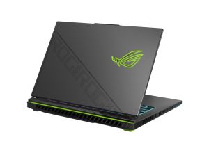 Лаптоп Asus Strix G16 G614PM-RV160,Ryzen 9 8940HX 2.4GHz (80MB Cache, up to 5.3GHz, 16 cores, 32 Threads)16.0  WUXGA 1920X1200 16:10 Bend+300nits Anti-Glare sRGB 100% Wide View,165Hz,DDR5 32GB ( 16GB DDR5-5200 SO-DIMM *2 ) ,1TB G4 , RTX 5060  8GB,Wi-Fi 6E