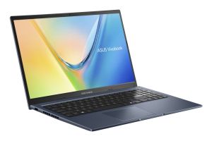 Лаптоп Asus Vivobook M1502XA-BQ015NA, AMD Ryzen 9 7940HS 4.0GHz (8-core/16-thread, 16MB cache, up to 5.2GHz max boost),15.6 "FHD(1920X1080) 16:9,16GB DDR5 (8 GB on BD),512 GB SSD,Backlit Keyboard , NO OS, Quiet Blue, no adapter