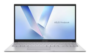 Лаптоп Asus Vivobook X1504MA-BQ221NA, INTEL WCL Core 7, 15.6" FHD,(1920x1080),16GB DDR5 ( 8 GB on BD), SSD 512 GB, No OS, Cool Silver, no adapter