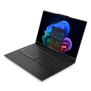 Лаптоп Lenovo ThinkPad E16 G4 Intel Core Ultra 7 355 (up to 4.7GHz, 12MB), 16GB DDR5-5600, 1TB SSD, 16" WUXGA (1920x1200) IPS AG,  Intel Graphics, FHD 1080p&IR Cam, Backlit KB, WLAN, BT, FPR, DOS, 3Y Onsite