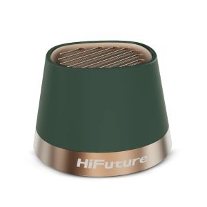Тонколони HiFuture Mega S Green, Bluetooth 5.4, MagSafe, 5W Output, Built-in MIC support Handsfree, Pair to Play (TWS Mode), Up to 10 Hours Playtime, Wireless Charge (7.5W-15W), Phone Holder