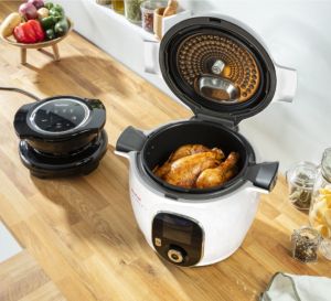 Уред за здравословно готвене Tefal EY150830 EXTRA CRISP LID BLK EE