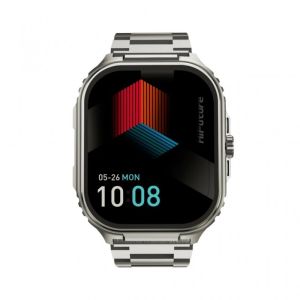 Часовник HiFuture Ultra 3 Pro Silver, 2.04" IPS, 368x448, Bluetooth Call, IP68 Waterproof, 24/7 True Heart Rate & Blood Oxygen Sensor, Up to 7 days daily use, 100+ Sports Mode