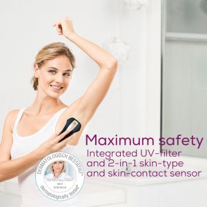 Фотоепилатор Beurer IPL 5800 PureSkin Pro Hair-remover, Auto flash, 3.1 cm2, 600 000 pulses, safe skin sensor, UV filter, 3 energy levels, black