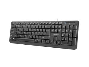 Клавиатура Natec Keyboard Trout US Layout Slim, Black 