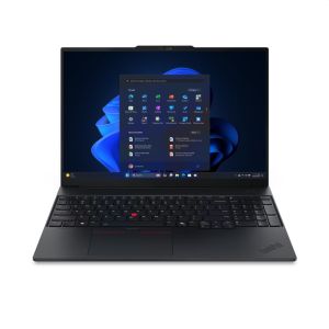 Лаптоп Lenovo ThinkPad E16 AMD G3, AMD Ryzen 7 250 (up to 5.1GHz, 16MB), 32GB (16+16) DDR5-5600, 1TB SSD, 16" WUXGA (1920x1200) IPS AG, AMD Radeon 780M Graphics, FHD&IR Cam, Backlit KB, WLAN, BT, FPR, 4 cell, DOS, 3Y Onsite