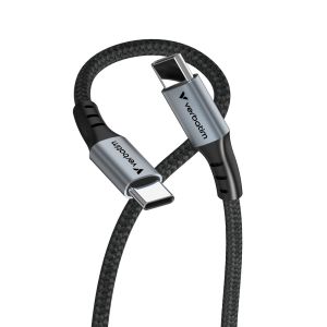 Кабел Verbatim Sync & Charge USB-C to USB-C 100W 120 cm
