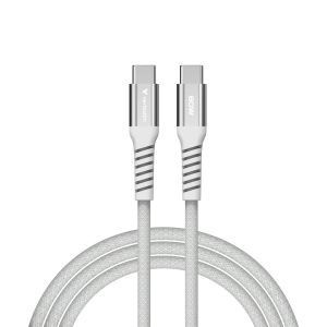 Кабел Verbatim Sync & Charge USB-C to USB-C 60W Magnetic 120 cm - Grey