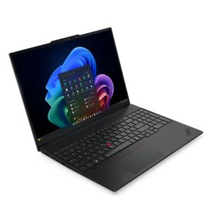 Лаптоп Lenovo ThinkPad E16 G4 Intel Core Ultra 5 325 (up to 4.5GHz, 12MB), 32GB DDR5-5600, 512GB SSD, 16" WUXGA (1920x1200) IPS AG,  Intel Graphics, FHD 1080p&IR Cam, Backlit KB, WLAN, BT, FPR, DOS, 3Y Onsite