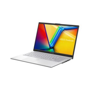 Лаптоп Asus Vivobook Go E1504FA-BQ2871NA,AMD Ryzen 5 40  2.8GHz (6MB Cache, up to 4.3GHz, 4 cores, 8 Threads),15.6" FHD (1920x1080),16GB (on bd)LDDR5 , 512 GB SSD G3,  AMD Radeon Graphics,Backlit ,Chiclet Keyboard, No OS,Cool Silver, no adapter