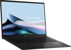 Лаптоп Asus Zenbook UM3406GA-QD246WNA, AMD Ryzen 7 445 ,2.0GHz (14MB Cache, up to 4.6GHz, 6 cores, 12 Threads), 14.0 OLED WUXGA(WU) 1920X1200 16:10,LPDDR5X 16GB ( on board ),512GB  SSD G4, Windows 11,  Jade Black, Sleev, no adapter