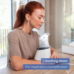 Парен изпарител Beurer SI 31 Steam vaporizer, LED indicator; Quiet operation; Steam regulation; Ready to use in 3- 5 min; Saline solution and essential oils