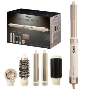 Електрическа четка за коса Beurer HT 100 Multistyler, Airstyler 5-in-1, Ceramic-tourmaline coating; Quiet up to 75 dB ; x 3 blower & temperature settings; storage bag & heat protection glove