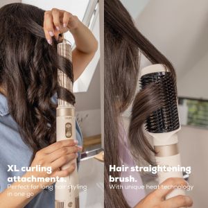 Електрическа четка за коса Beurer HT 100 Multistyler, Airstyler 5-in-1, Ceramic-tourmaline coating; Quiet up to 75 dB ; x 3 blower & temperature settings; storage bag & heat protection glove