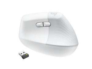 Мишка Logitech Lift Vertical Ergonomic Mouse for Business, Off-white