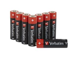 Батерия Verbatim Alkaline Battery AA 8 Pack (Hangcard)