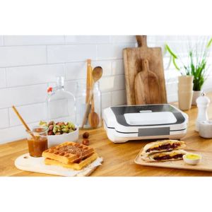 Сандвич мейкър Tefal SW701110, MULTIPLATES SNACK XL, 850W, plates extra-deep, 2 plates (triagles sandw, waffles)